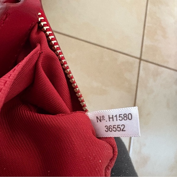 Coach Smith Crosby Red Silvertone Hardware Double Zip Leather Crossbody - Picture 16 of 16